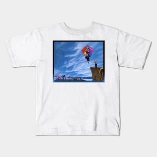 The Pogo Kite Flying Machine Kids T-Shirt